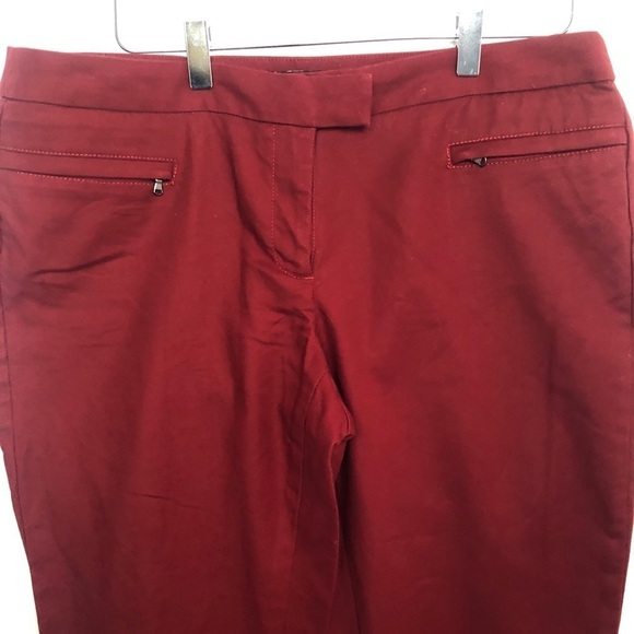 Dalia collection  pants red skinny‎ leg size 12 - Picture 2 of 8